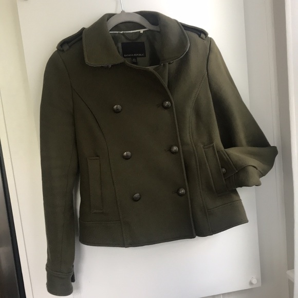Banana Republic military style coat. XS - Picture 3 of 13